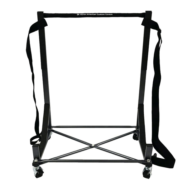 Honda S2000 Heavy-duty Hardtop Stand Trolley Cart Rack (Metallic Grey) with Securing Harness and Hard Top Dust Cover (050G)