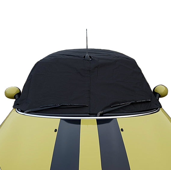 Soft Top Roof Protector Half Cover for Mini Cooper Convertible - 2004 onwards (115) - BLACK