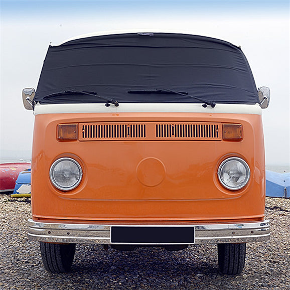Protector contra heladas para VW Bus Camper Van (T2 Bay Window) - NEGRO - 1968 a 1979 (116B)