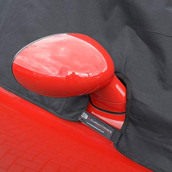 Custom-fit Soft Top Roof Protector Half Cover for Mazda Miata MX5 Mk3 (NC) - 2005 to 2015 (121) - BLACK