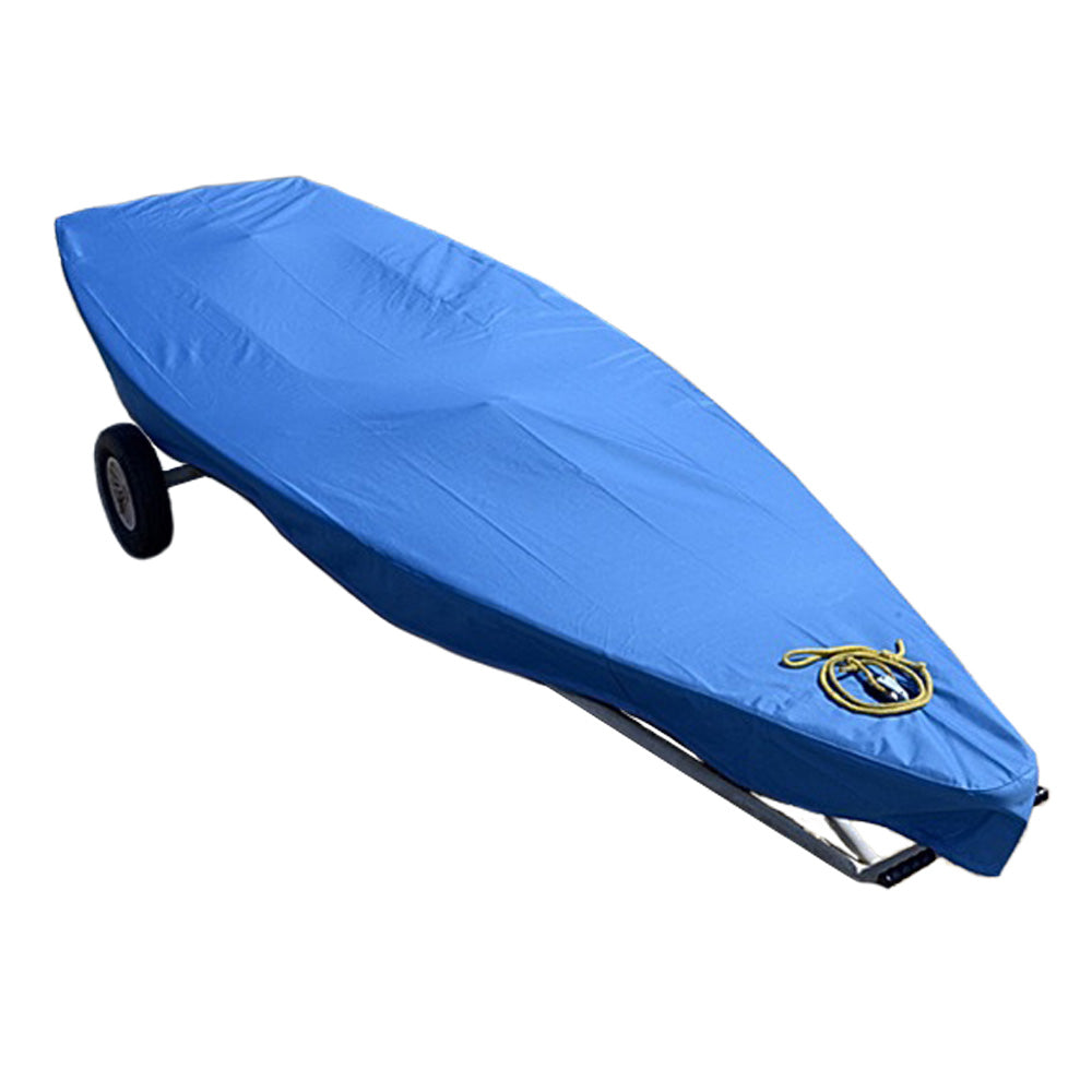 Funda para cubierta de velero Laser Dinghy - Funda para barco a medida, impermeable y transpirable - Azul (125B)