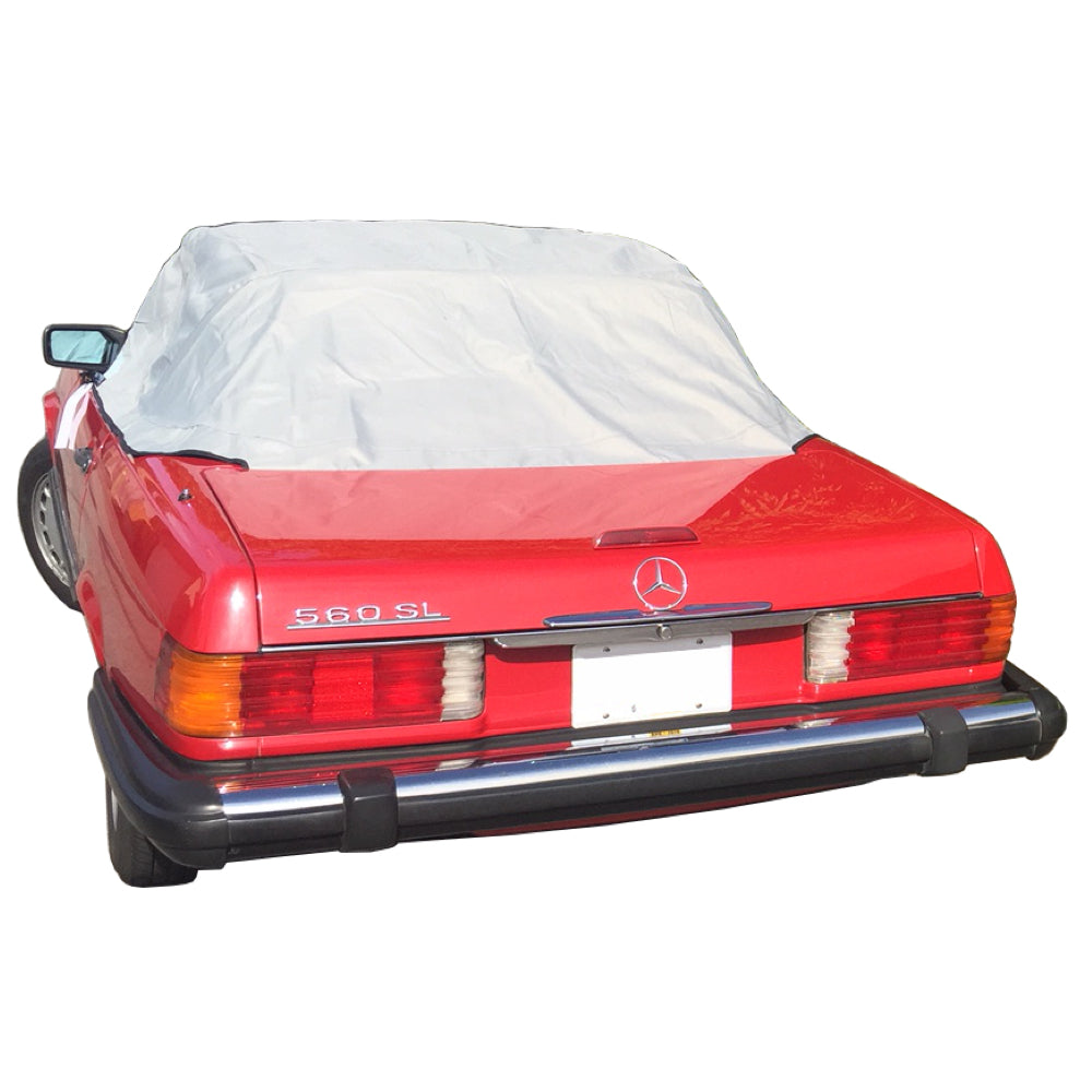 Protector de techo Soft Top Half Cover para Mercedes R107 (Clase SL) - 1971 a 1989 (133G) - GRIS