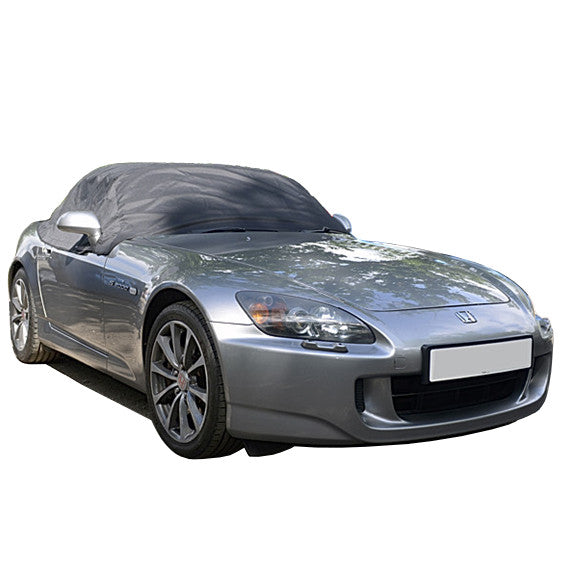 Soft Top Roof Protector Half Cover for Honda S2000 - 1999 to 2009 (134) - BLACK