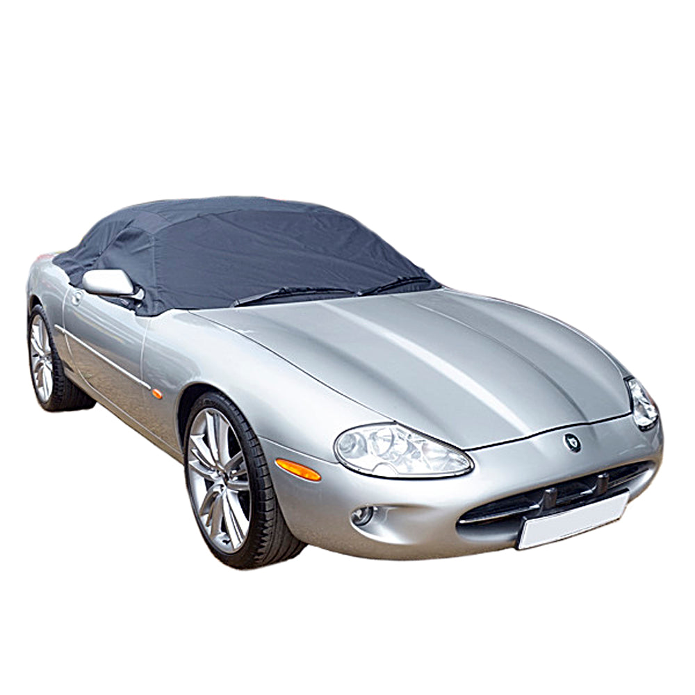 Protector de techo Soft Top Half Cover para Jaguar XK8 - 1997 a 2006 (135) - NEGRO