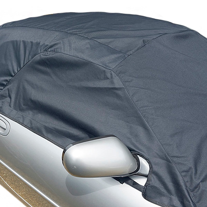 Soft Top Roof Protector Half Cover for Jaguar XK8 - 1997 to 2006 (135) - BLACK