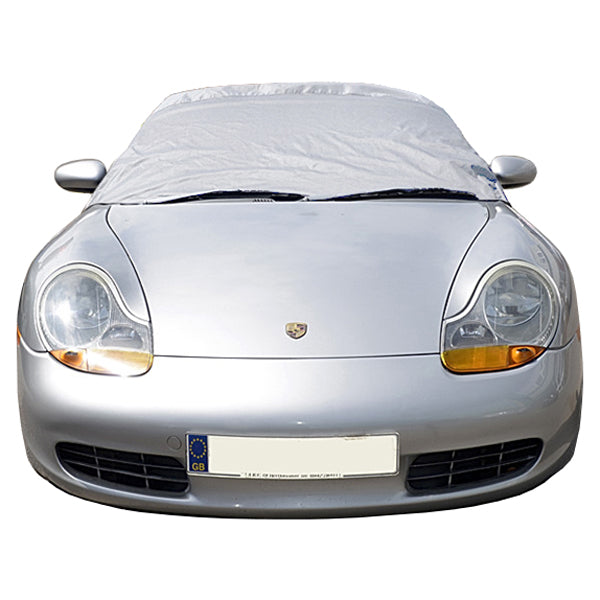 Soft Top Roof Protector Half Cover for Porsche Boxster 986 - 1997 to 2004 (145G) - GREY