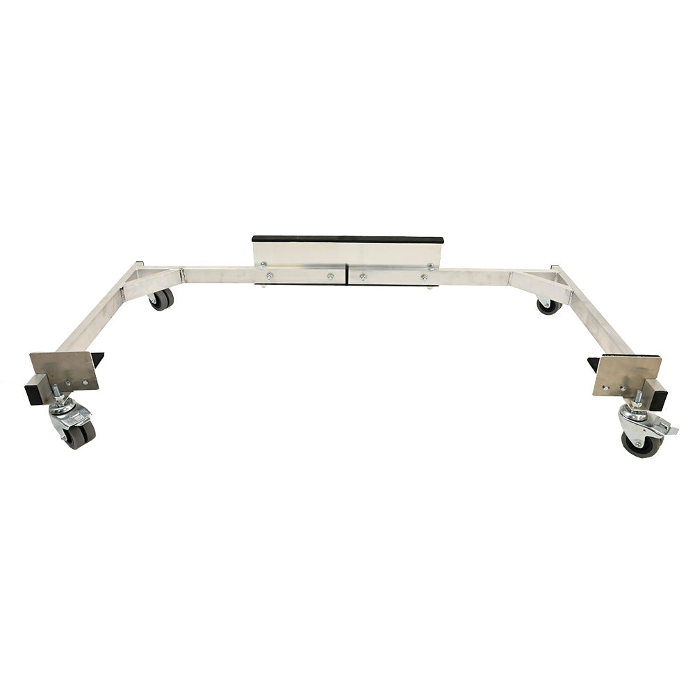 Aluminium Hardtop Stand Trolley Cart Rack for Jeep Wrangler JK 2-door & 4-door, with Rear Window Securing Straps (Various Options)