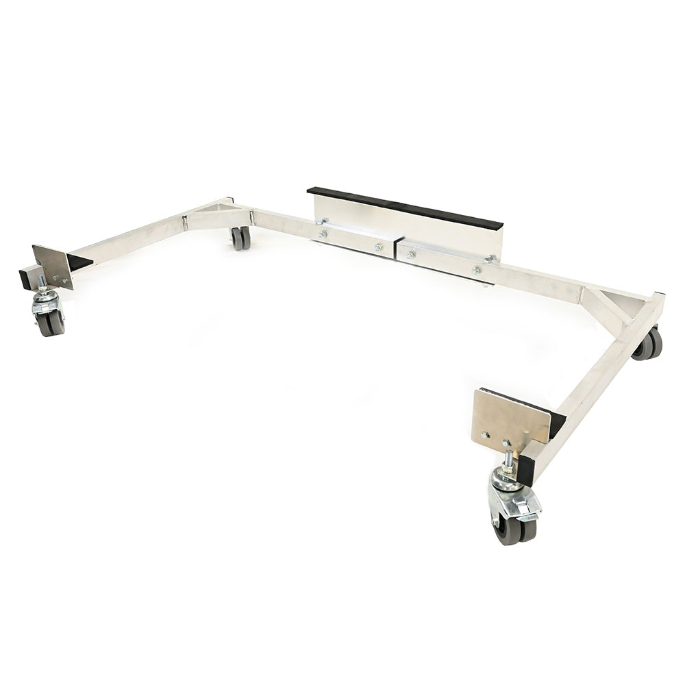 Aluminium Hardtop Stand Trolley Cart Rack for Jeep Wrangler JK 2-door & 4-door, with Rear Window Securing Straps (Various Options)