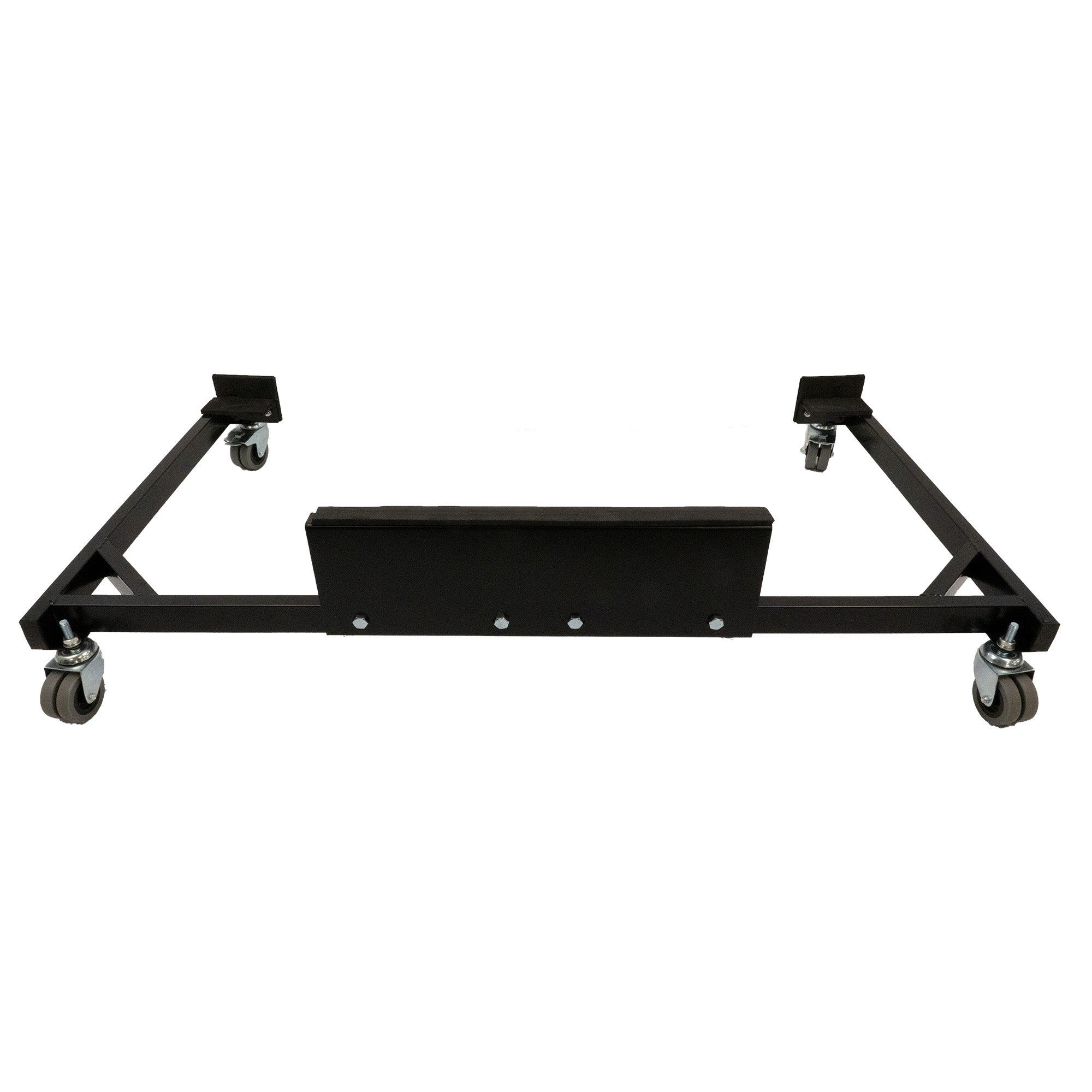 Jeep Wrangler TJ 2-door Heavy-duty Hardtop Stand Trolley Cart Rack (Black) with Rear Window Securing Straps (1502)