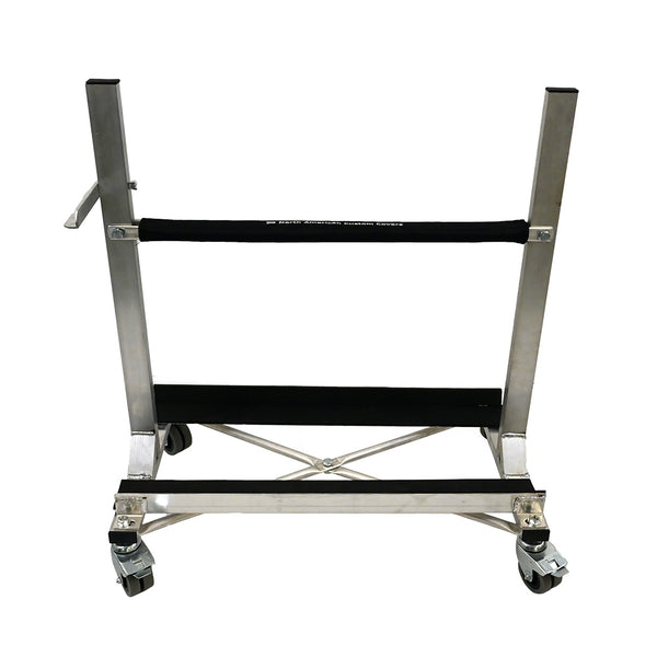 Jeep Wrangler Aluminium Door Storage Stand Trolley Cart Rack with Securing Strap (1503ALU)