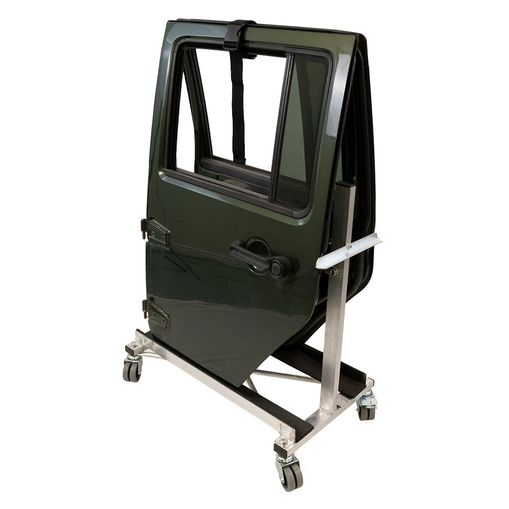 Soporte de almacenamiento para puerta resistente para Jeep Wrangler, carrito con correa de sujeción (varias opciones)