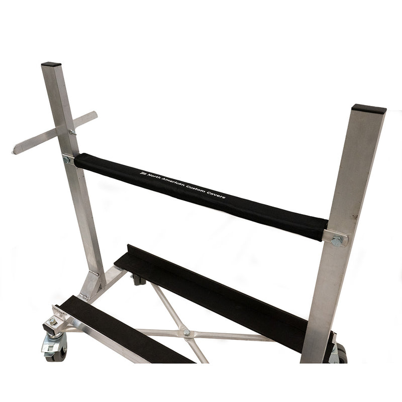 Jeep Wrangler Aluminium Door Storage Stand Trolley Cart Rack with Securing Strap (1503ALU)