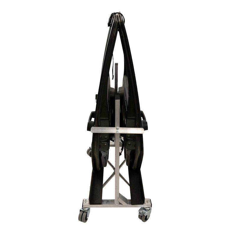 Jeep Wrangler Aluminium Door Storage Stand Trolley Cart Rack with Securing Strap (1503ALU)