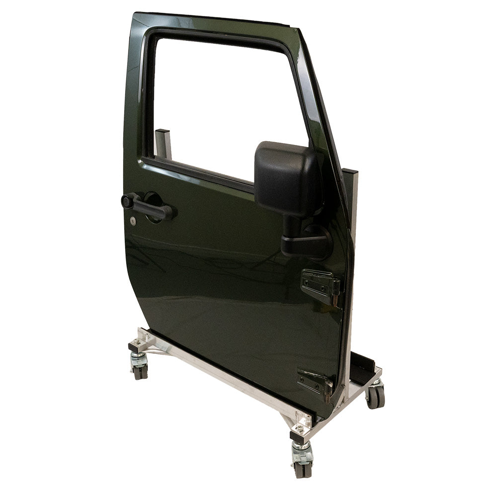 Soporte de almacenamiento para puerta resistente para Jeep Wrangler, carrito con correa de sujeción (varias opciones)