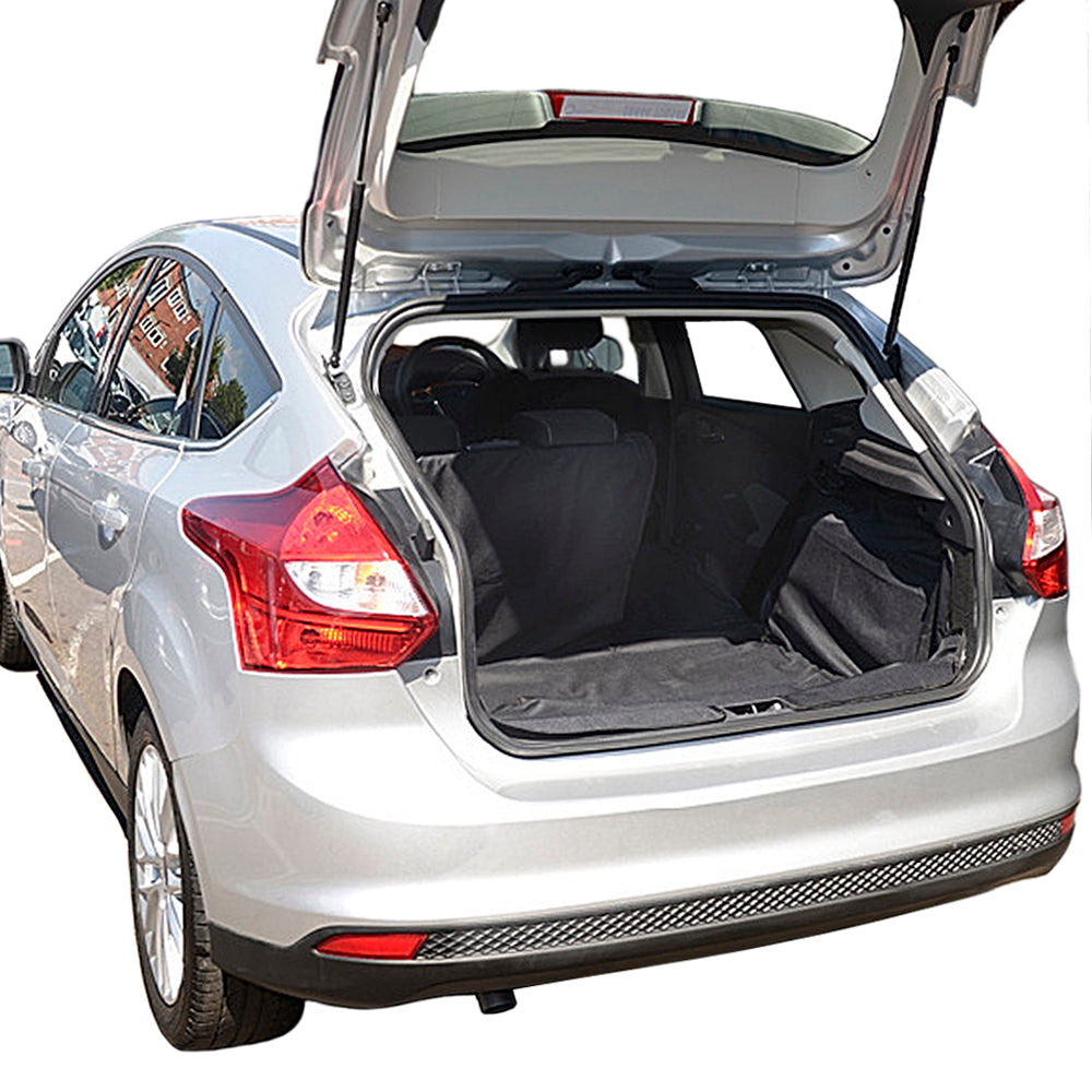 Custom Fit Cargo Liner for the Ford Focus Hatchback with Full Size Spare Wheel Mk3 Generation 3 - 2011 to 2018 (159)