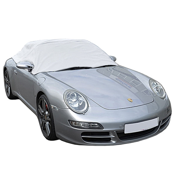 Protector de techo Soft Top Half Cover para Porsche 911 996 997 - 1999 a 2011 (232G) - GRIS