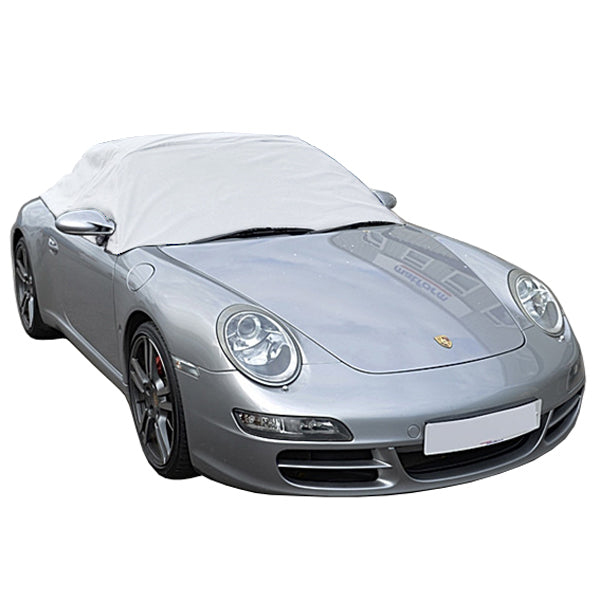 Soft Top Roof Protector Half Cover for Porsche 911 996 997 - 1999 to 2011 (232G) - GREY