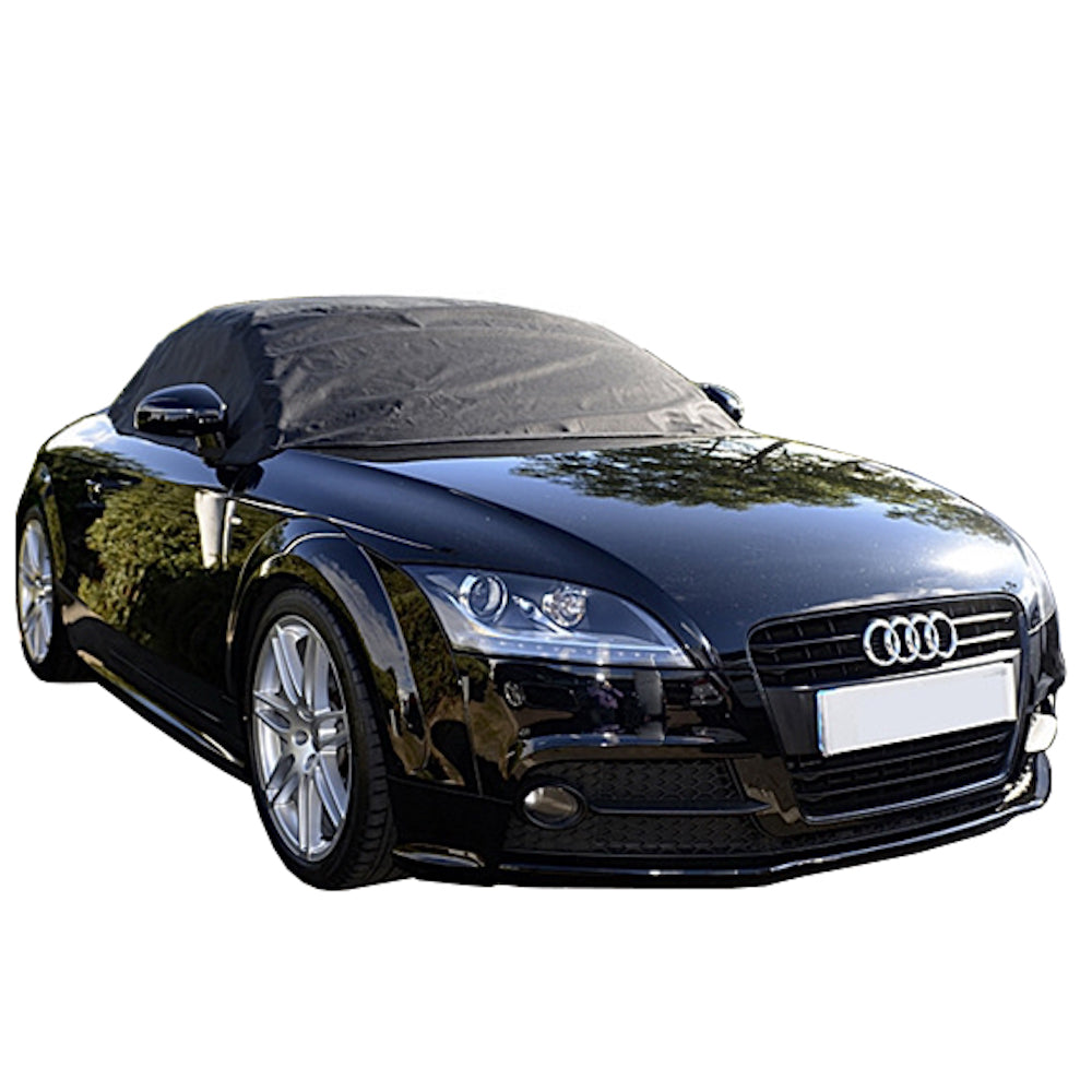 Soft Top Roof Protector Half Cover for Audi TT - Mk2 (Typ 8J) 2006 to 2014 (238) - BLACK