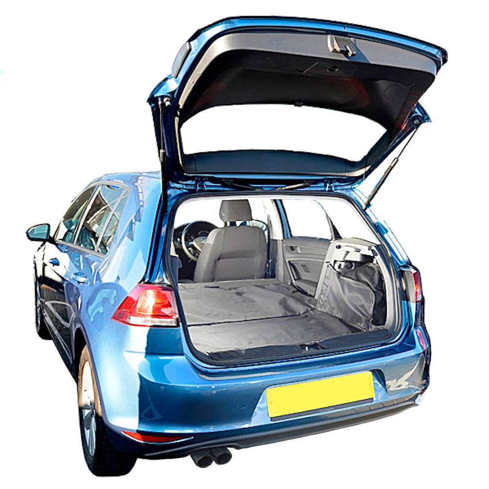 Revestimiento de carga personalizado para Volkswagen VW Golf Mk7 Hatch versión con piso elevado Generación 7 - 2013 a 2019 (253)
