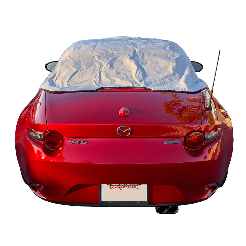 Soft Top Roof Protector Half Cover for Mazda Miata MX5 Mk4 (ND) - 2015 onwards (262G) - GREY