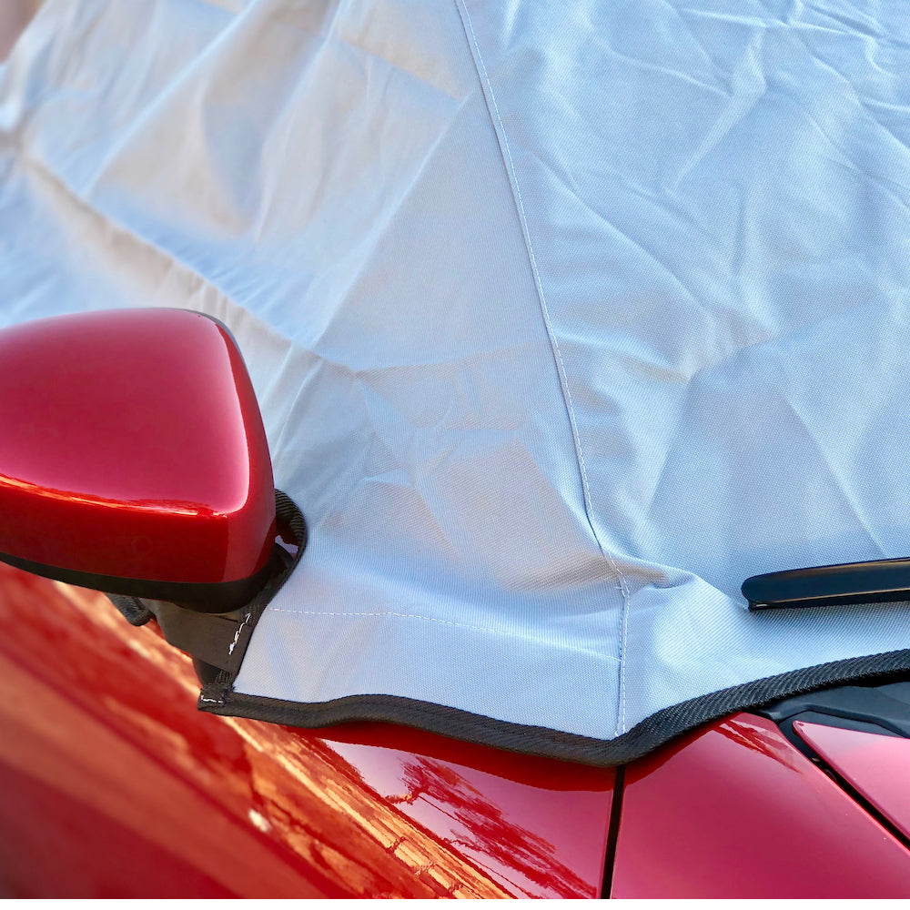 Protector de techo Soft Top Half Cover para Mazda Miata MX5 Mk4 (ND) - 2015 en adelante (262G) - GRIS