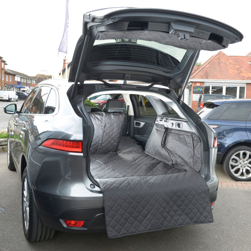 Custom Fit Quilted Cargo Liner for the Jaguar F Pace Generation 1 (X761) - 2016 onwards (412)
