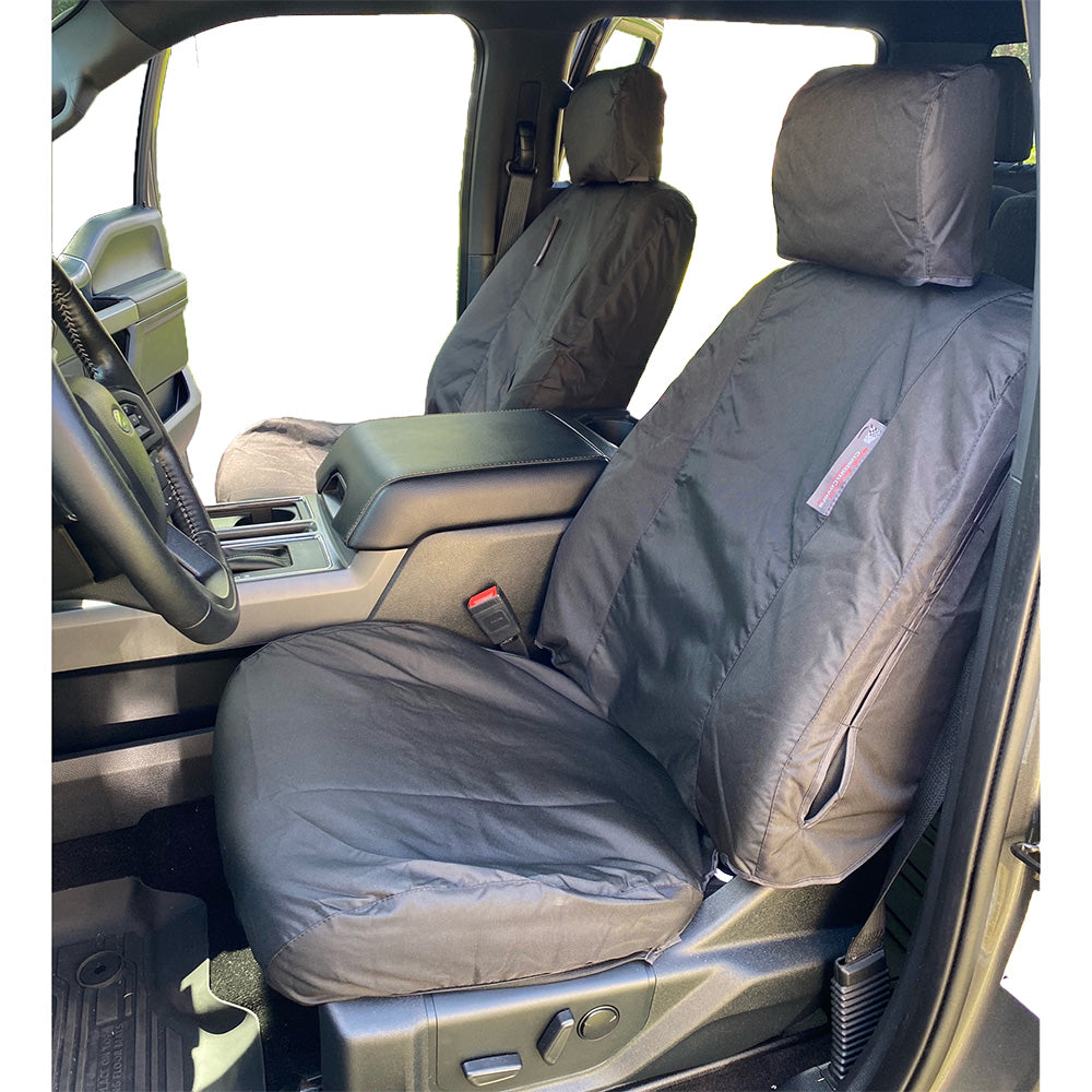 Fundas de asiento personalizadas para Ford F150 - Par delantero - A medida de 2015 en adelante (438)