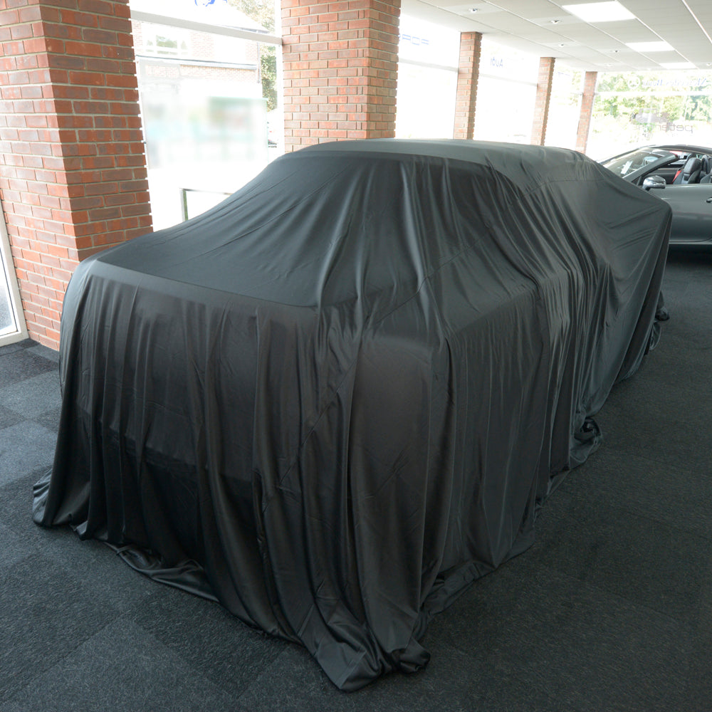 Showroom Reveal Funda para coche para modelos Chevrolet - Funda de tamaño grande - Negro (449B)