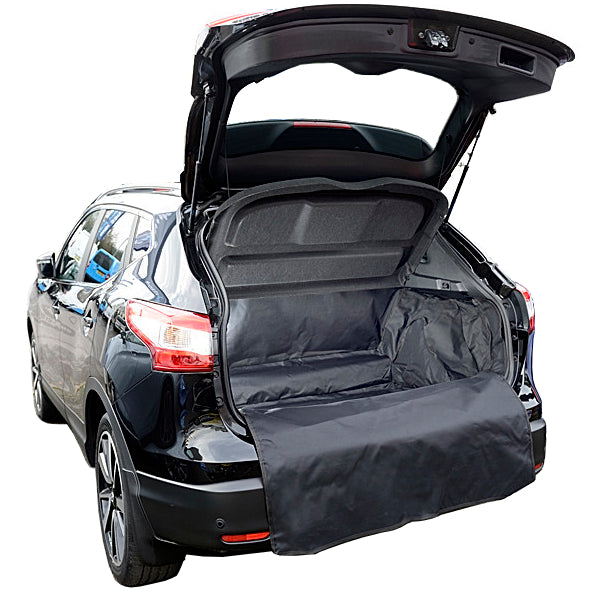 Revestimiento de carga personalizado para Nissan Rogue Sport / Qashqai versión de piso bajo de 5 plazas - A medida e impermeable - J11 2013 en adelante (254)