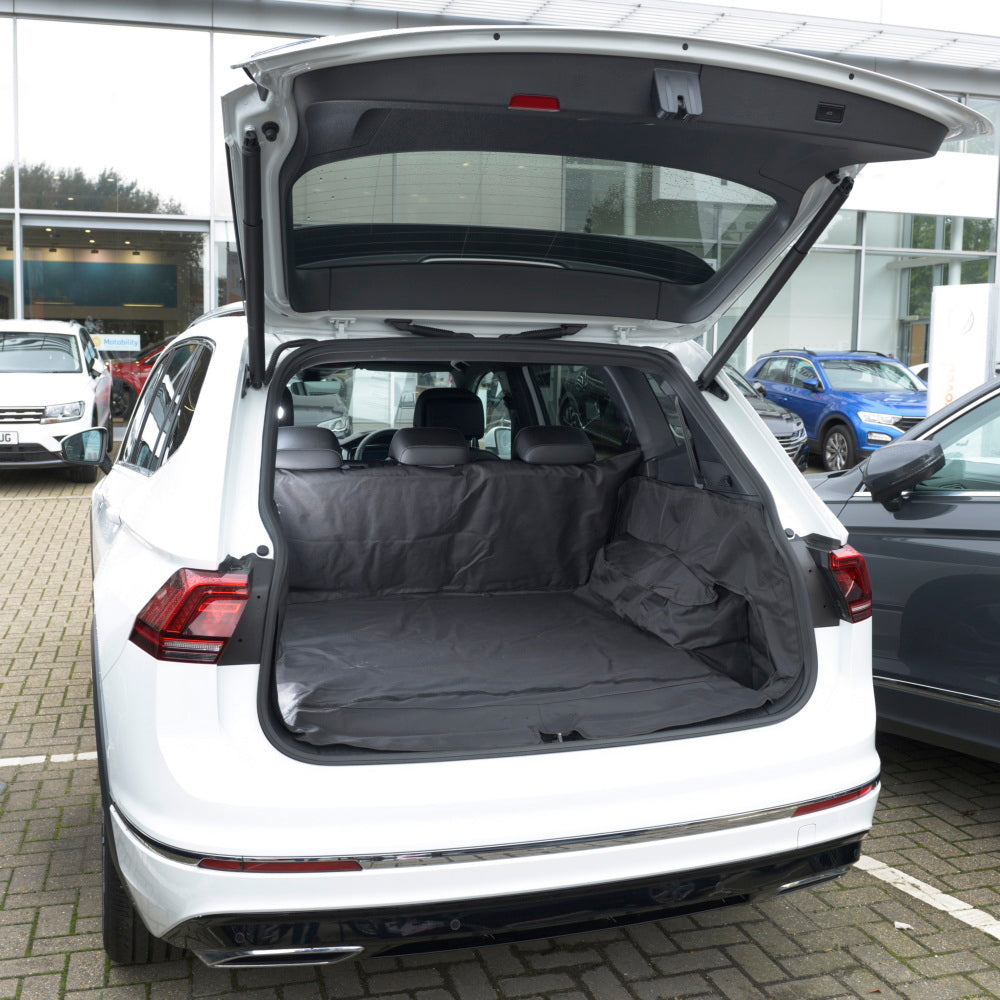 Tapis de coffre sur mesure pour VW Tiguan Allspace (3ème rangée pliée) - à partir de 2017 (558)