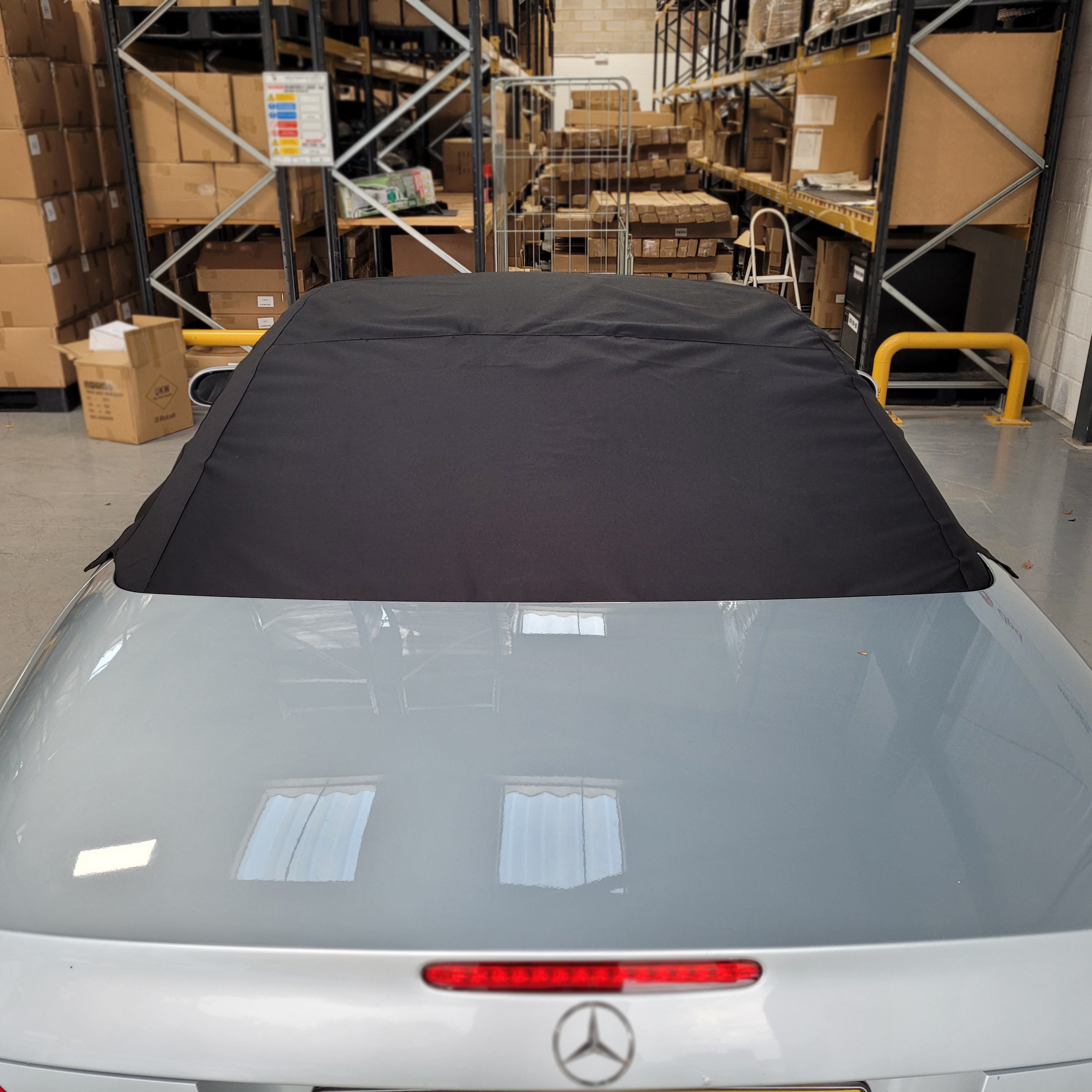 Protector de techo rígido para Mercedes SL (Clase SL) R230 - 2001 a 2011 (579) - NEGRO