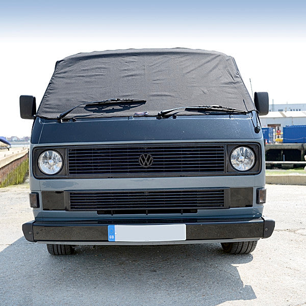 Screen Wrap Frost Cover for VW Vanagon Bus Camper Post-Type 2 T3 / T25 - BLACK - 1979 to 1992 (295B)